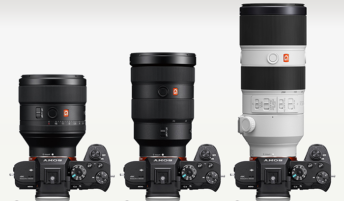 Size Comparison of All Current Sony FE GM Lenses