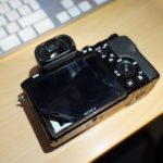 Sony a7R LCD protector removal 2-1
