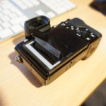 Sony a7R LCD protector removal 4