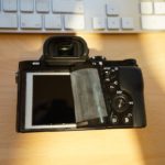 Sony a7R LCD protector removal 5
