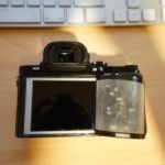 Sony a7R LCD protector removal 6