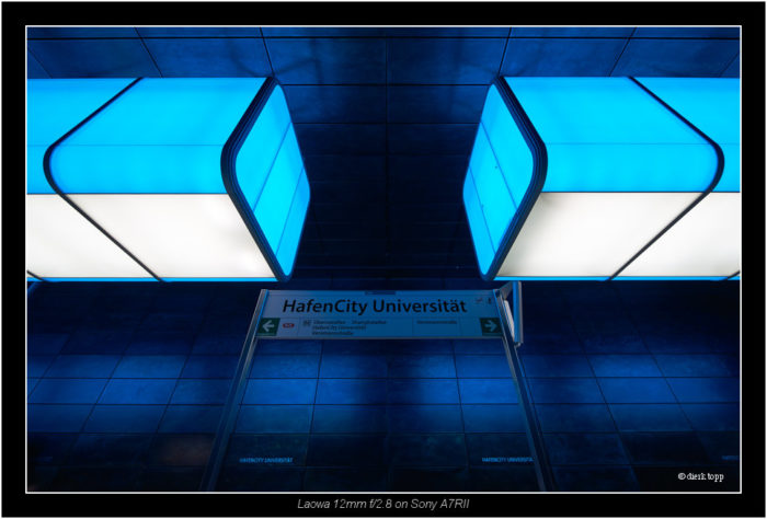 test of pre production lens LAOWA 12mm f/2.8 ZERO-D from Venus Optics, Hamburg Hafencity