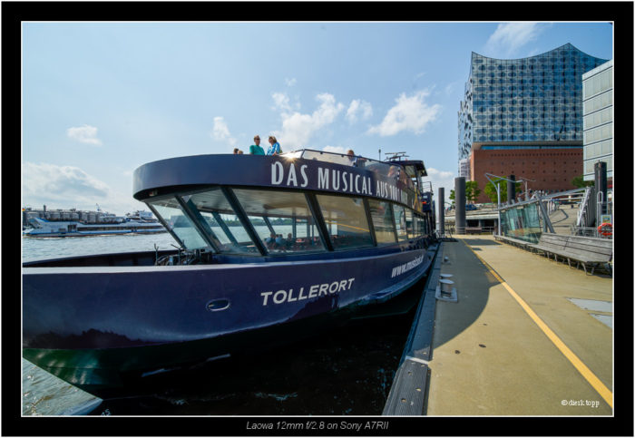 test of pre production lens LAOWA 12mm f/2.8 ZERO-D from Venus Optics, Hamburg Hafencity, Elbphilharmonie