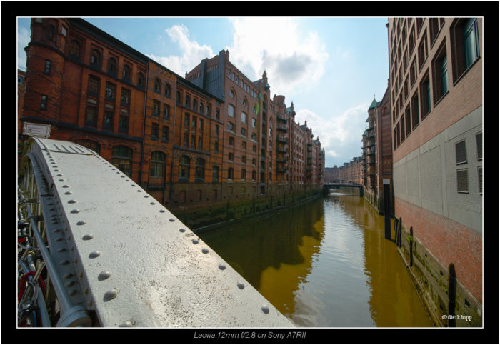 test of pre production lens LAOWA 12mm f/2.8 ZERO-D from Venus Optics, Hamburg Hafencity