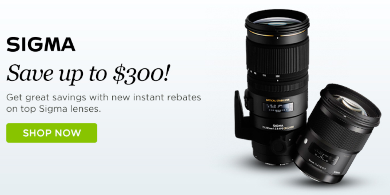 black friday sigma lens