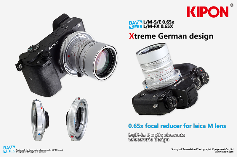 Kipon launches the new Baveyes M to E-mount focal reducer adapter