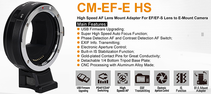 New Commlite High Speed Adapter Sonyalpharumors