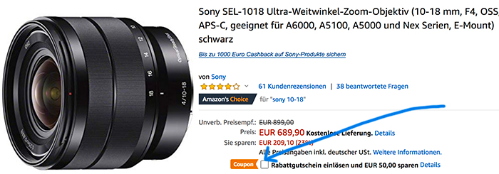 New Eu Deals On Sandisk Cards And Sony 10 18mm Lens Sonyalpharumors