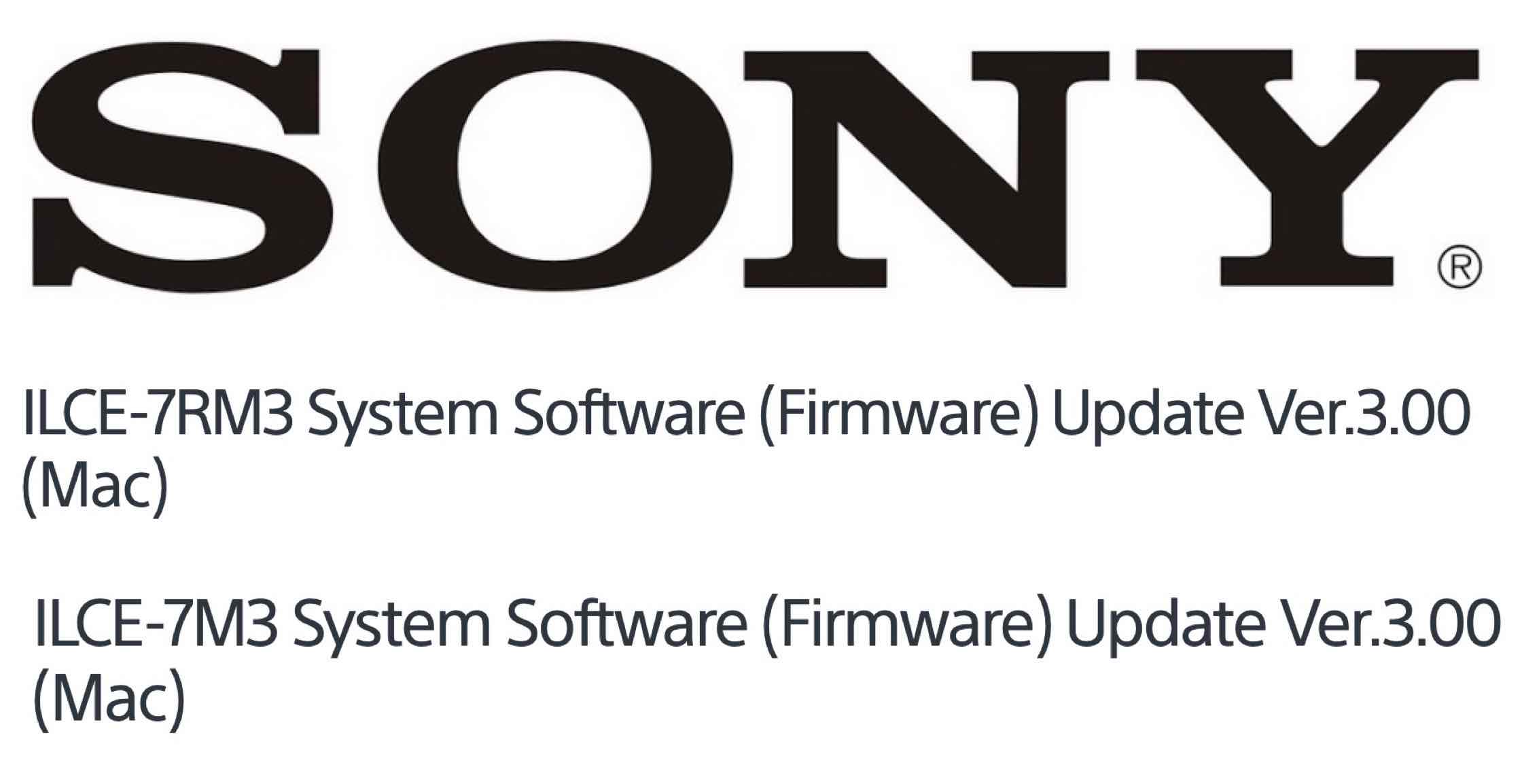 Sony updates