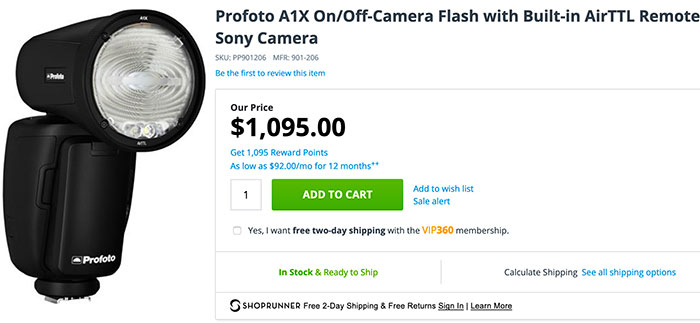 Profoto A1X for Sony officially announced! – sonyalpharumors
