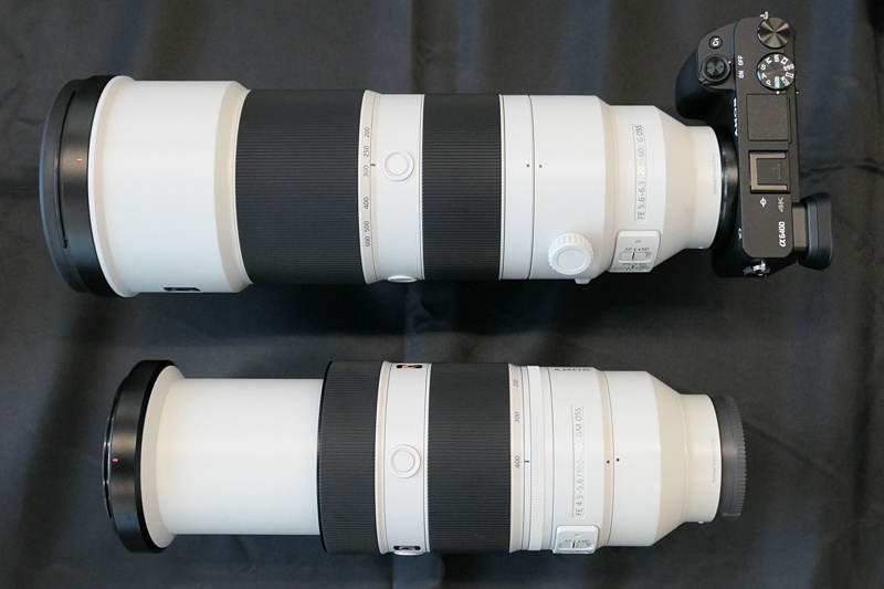 Size Comparison: FE 200-600 G Vs. FE 600 GM Vs. FE 400 GM Vs. FE 100-400 GM  and More