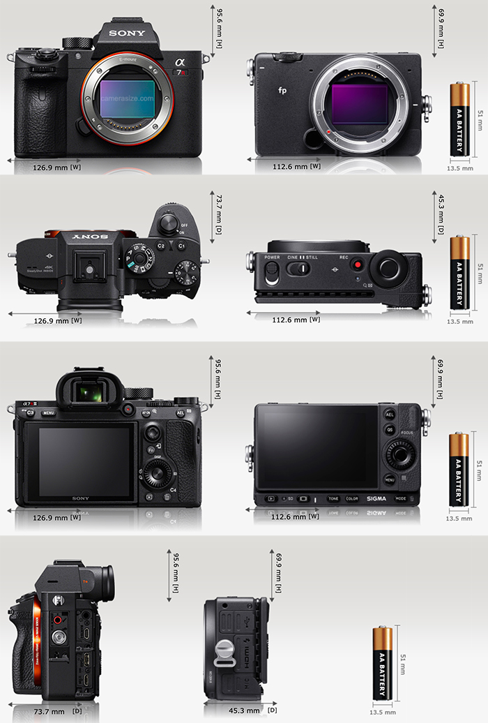 A7III vs the smallest FF system of the world: The new Sigma FP - sonyalpharumors