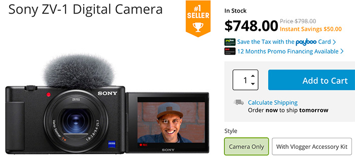sony zv1 optical zoom
