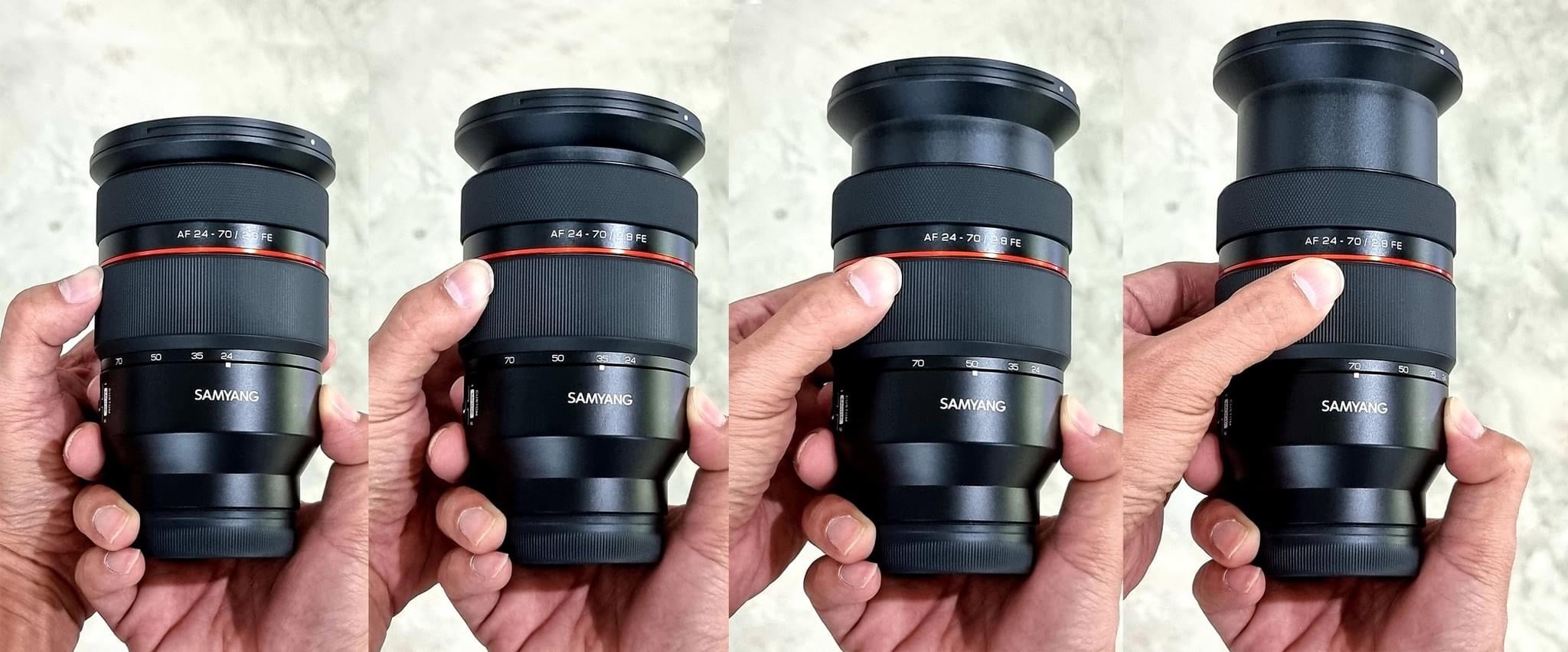 Sony 24-70mm GM II size comparison shows how impressive small it is –  sonyalpharumors