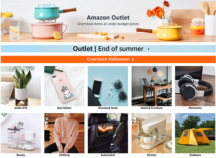 Outlet  Overstock Deals