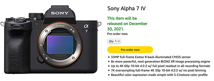 Sony a7iv