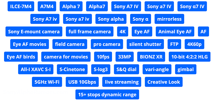 Sony Announces 33MP Full-Frame a7 IV