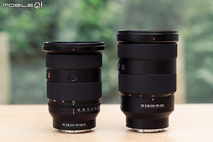 Sony 24-70mm GM II size comparison shows how impressive small it is –  sonyalpharumors