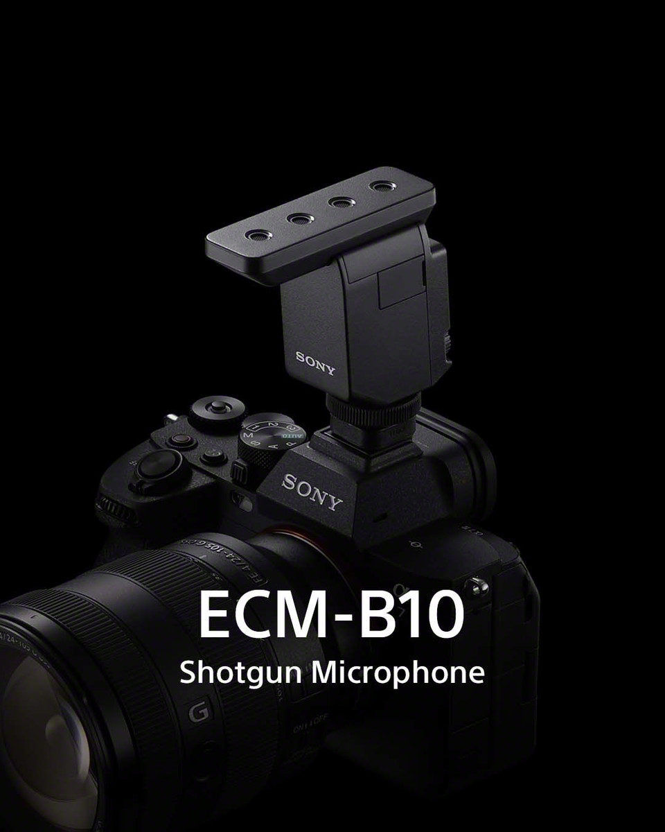 Sony announced this New Compact ECM-B10 Shotgun Microphone