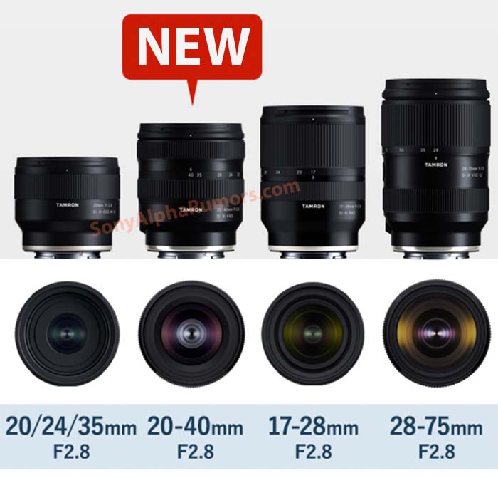 LEAKED: First image of the new Tamron 20-40mm F/2.8 Di III VXD