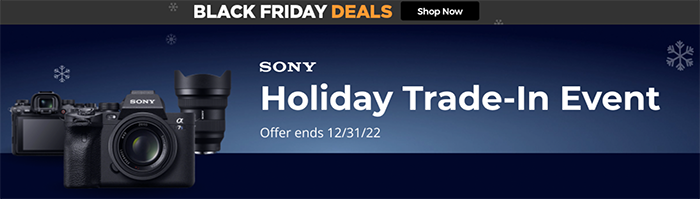 New Black Friday deals: 30% off on Peak Design Bags and up to $500 trade-in  bonus for new Sony gear – sonyalpharumors