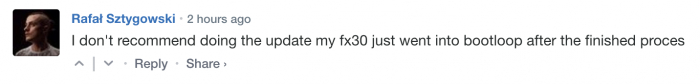 [閒聊] FX3 FX30不要升級韌體！！