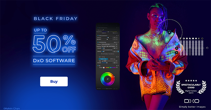 Nueva oferta de Black Friday: ¡Hasta un 50 % de descuento en el software DxO!