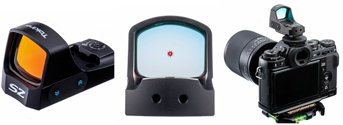 Tokina anunció este lente Dot Sight SZ Super Tele Finder y un nuevo adaptador de montura EF a E