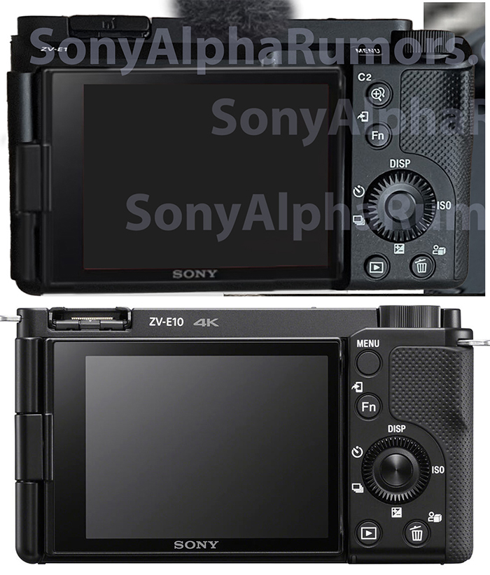Una imagen más filtrada del nuevo Sony ZV-E1: sin EVF y diseño similar al ZV-E10