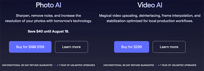 Topaz launched the new Photo AI 2.0 (get a $40 discount now) –  sonyalpharumors