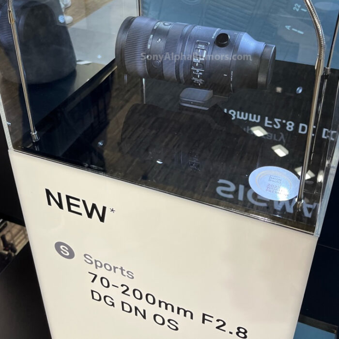 First images of the production version Sigma 70-200mm f/2.8 lens! –  sonyalpharumors